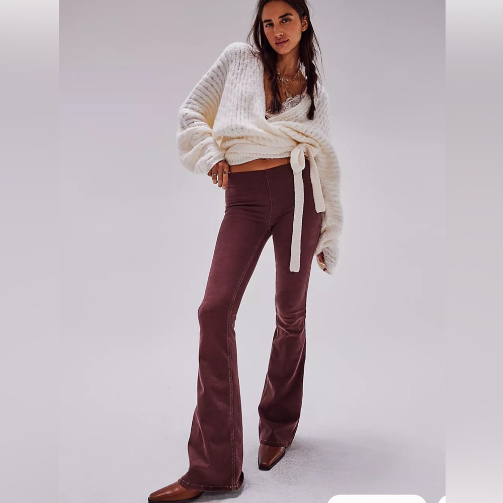 Free People Pull-On Flare Jeans - Size 30